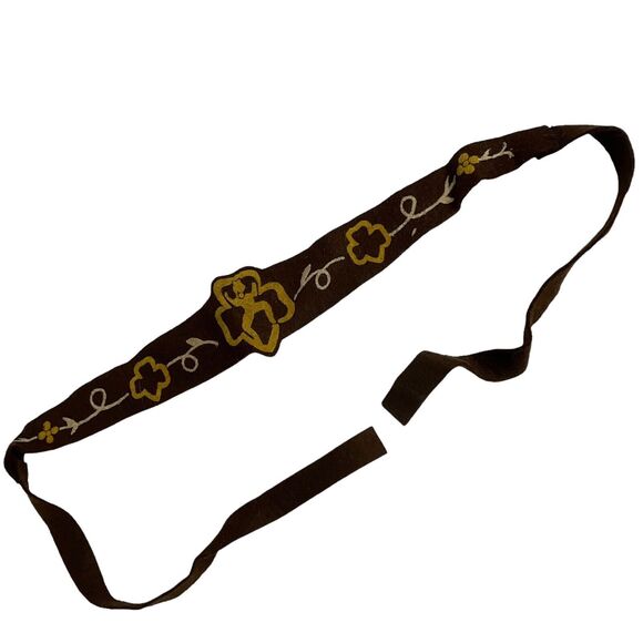 Vintage Brownie Scout Uniform 1950's Girls Beanie & Headband Rare Group - Picture 8 of 8